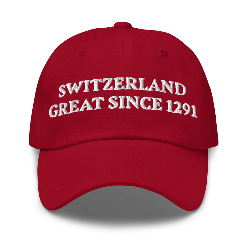 Switzerland Great Since 1291 – Original Model | Premium Embroidery